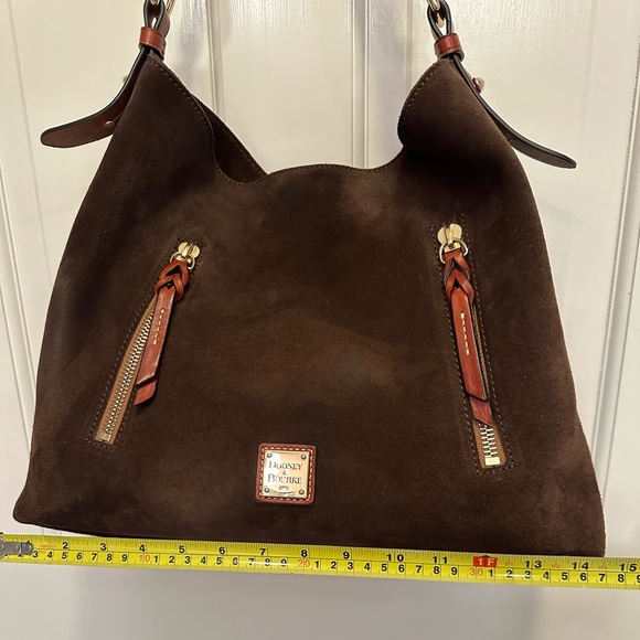 Dooney & Bourke Suede Cooper Hobo - Picture 6 of 10